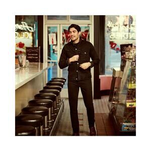 Flint And Tinder Stretch Denim Trucker Jacket Made In USA Size Large Black